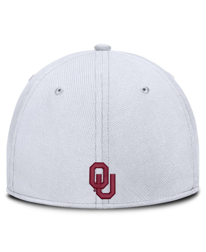 Men's White Oklahoma Sooners Game Day Rise Swooshflex Hat