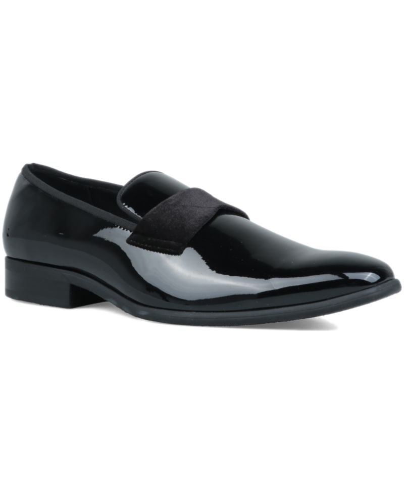 Men's Patent Leather Slip-On Dress Loafers