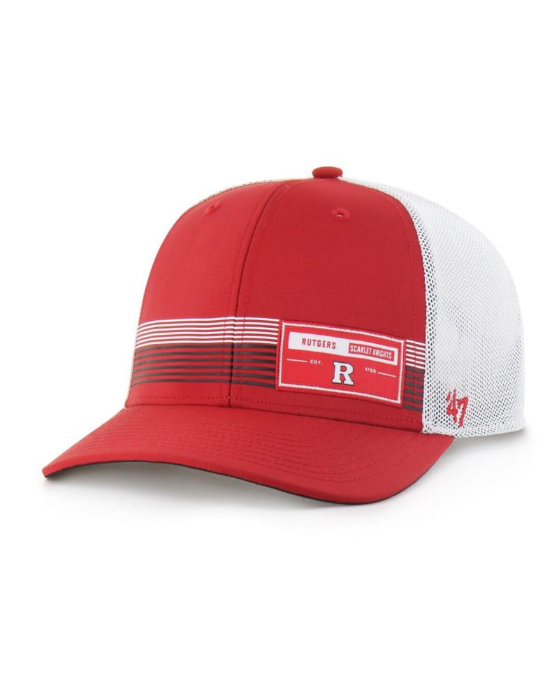 Men's Scarlet Rutgers Scarlet Knights Rangefinder Brrr Trucker Adjustable Hat