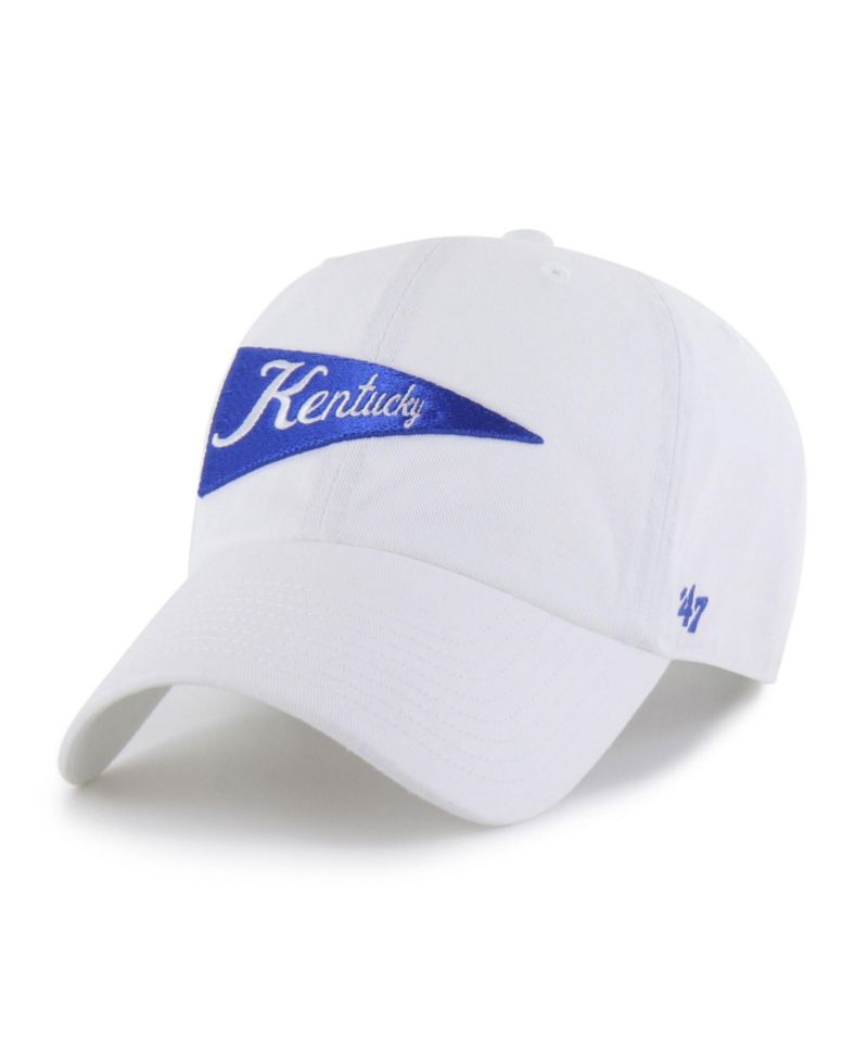 Men's White Kentucky Wildcats Vault Clean Up Adjustable Hat