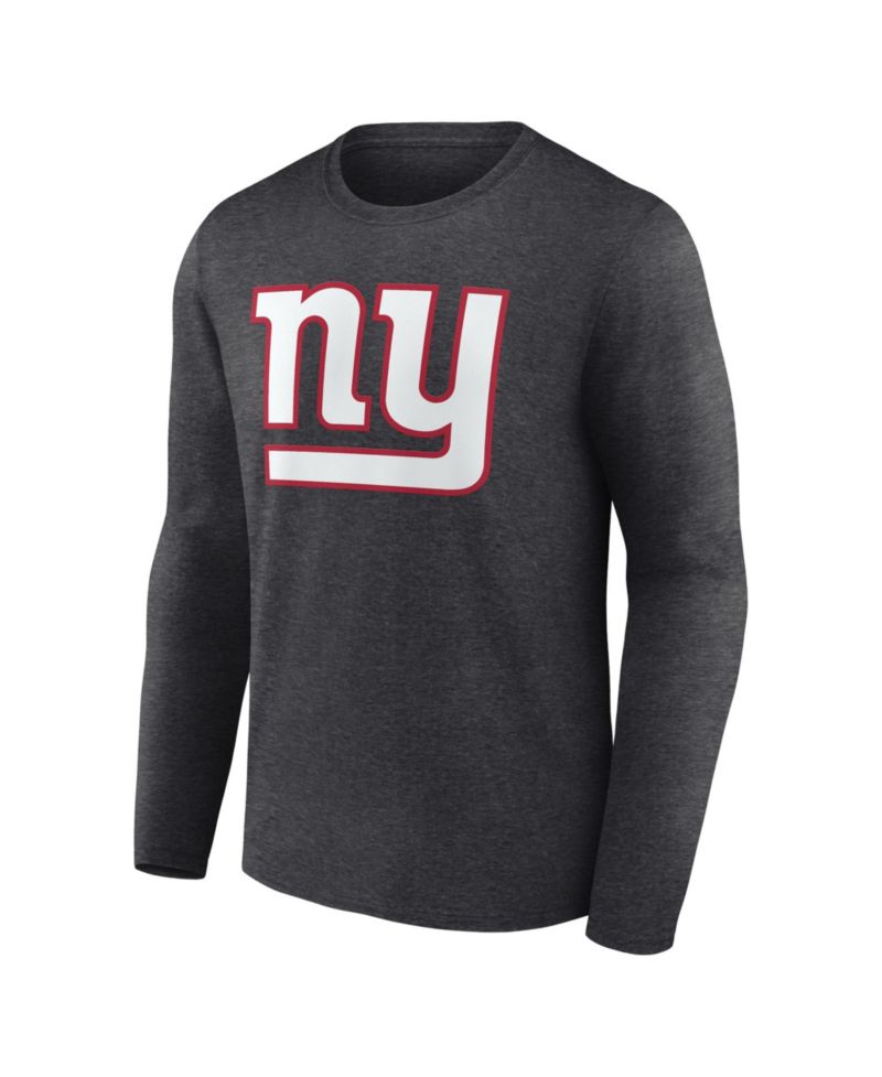 Men's New York Giants Long Sleeve Crewneck Classic Fit T-Shirt