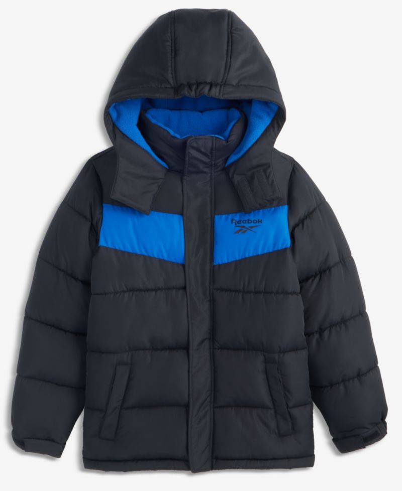 Boys' XS-XL Hooded Heavyweight Puffer Jacket