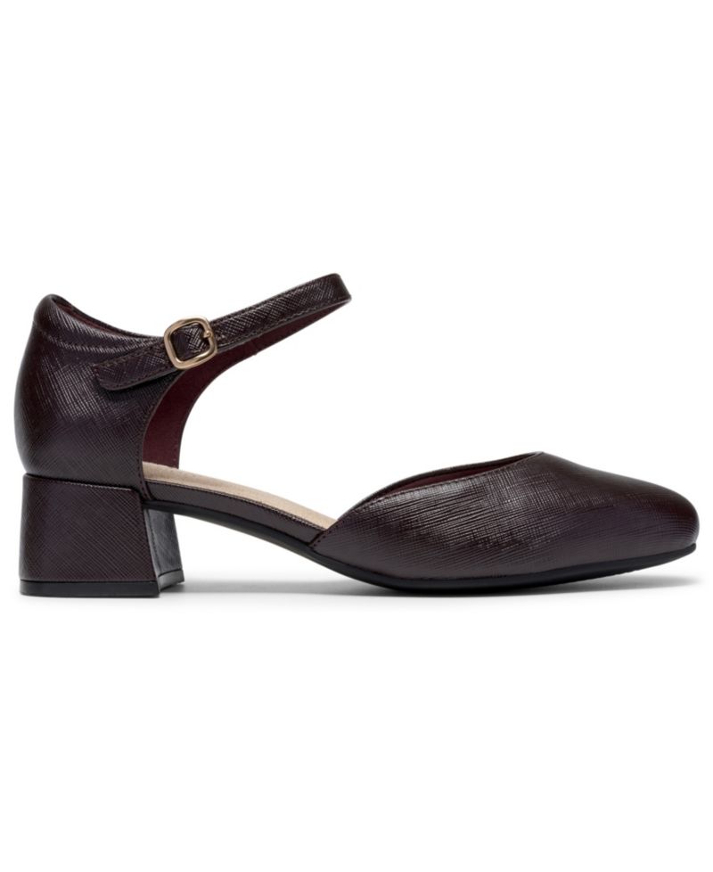 Women's Iridessa Block Heel Ankle Strap Pumps
