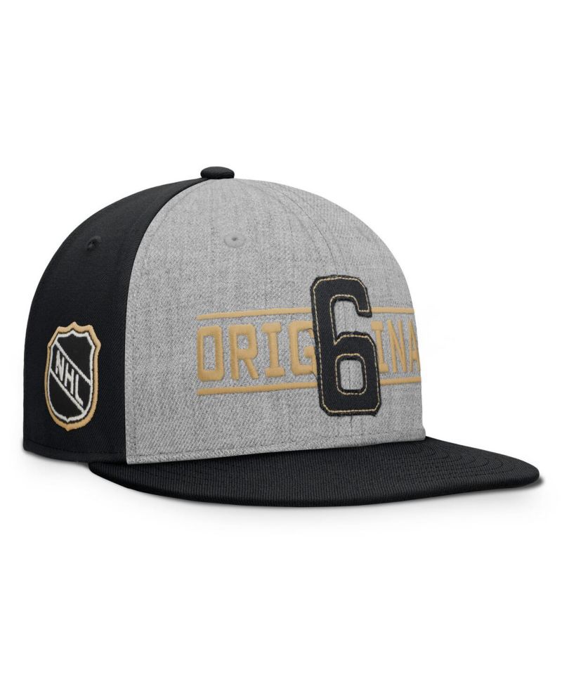 Men's Gray Original 6 Henley Snapback Hat