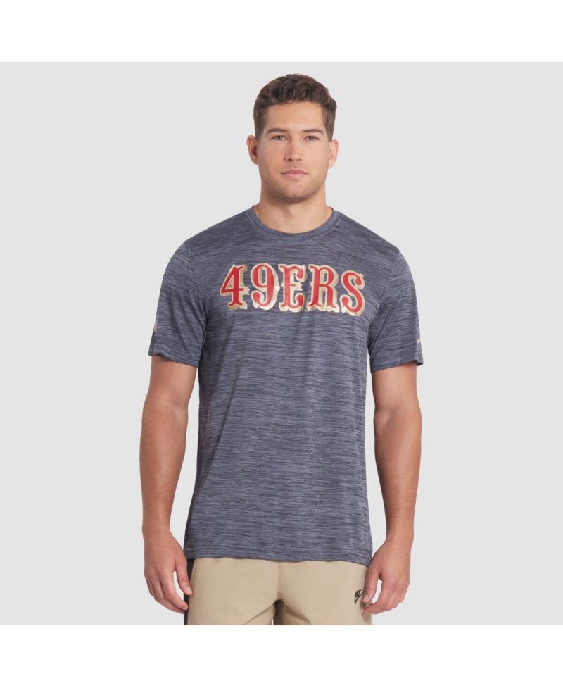 Men's Black San Francisco 49ers 2025 Rivalries Collection Sideline Velocity Dri-FIT T-Shirt