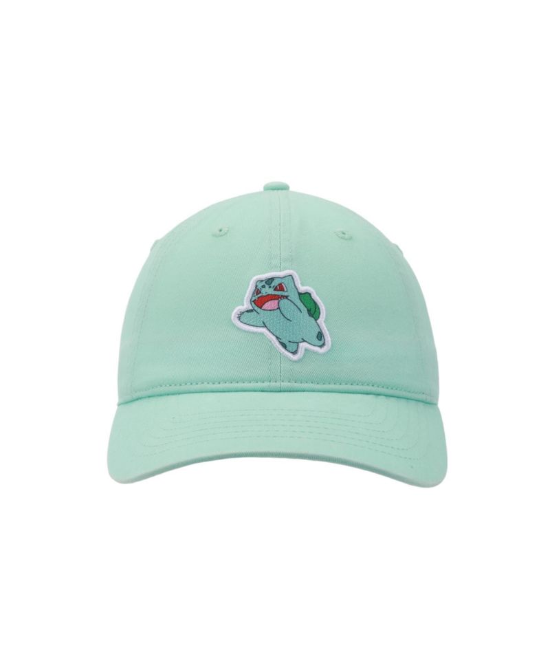 Bulbasaur Printed Patch Green Unstructured Baseball Cap