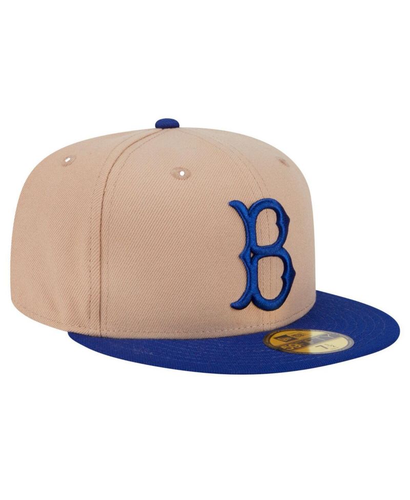 Men's Khaki Brooklyn Dodgers 59FIFTY Fitted Hat