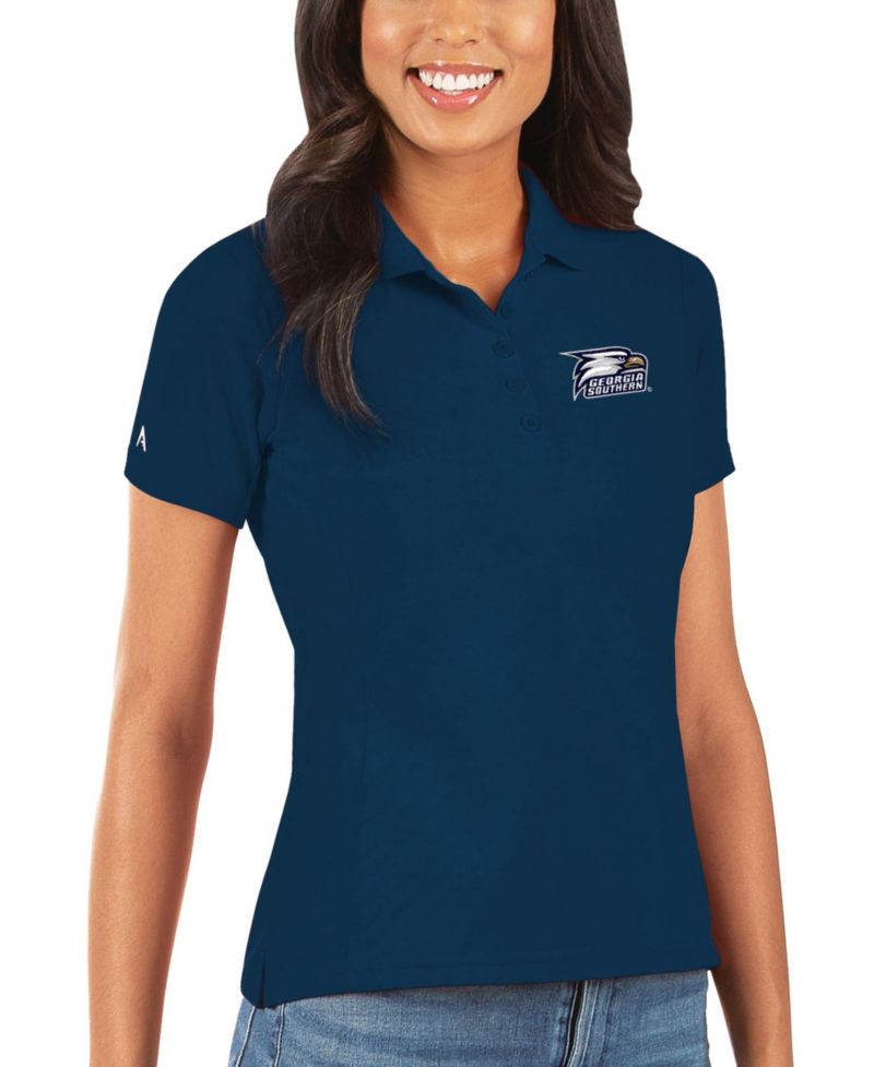 Women's Navy Georgia Southern Eagles Legacy Pique Polo Shirt