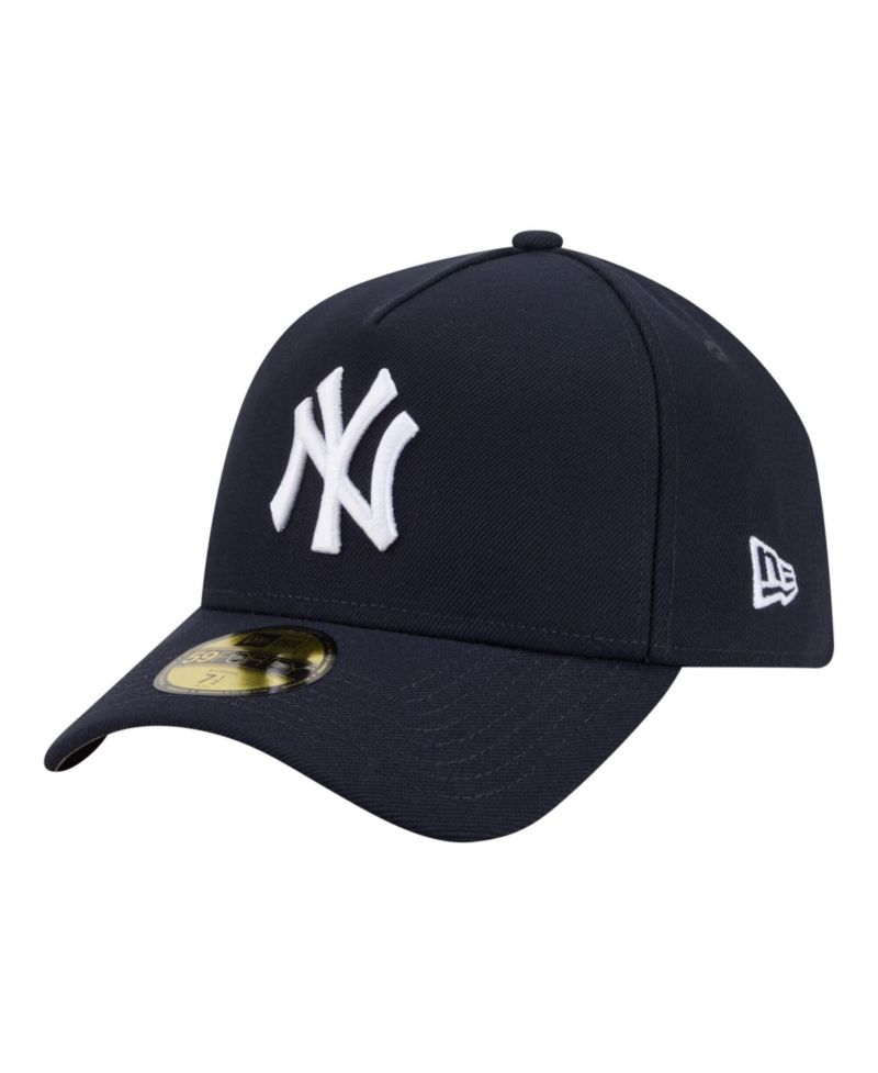 Men's Navy New York Yankees A-Frame 59FORTY Fitted Hat
