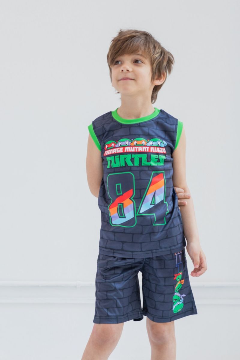 T-Shirt Tank Top and Shorts 3 Piece Outfit Set