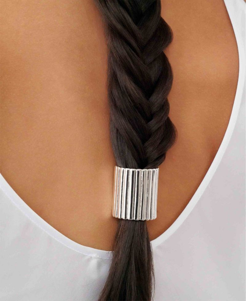 Ribbed Pony Hair Cuff