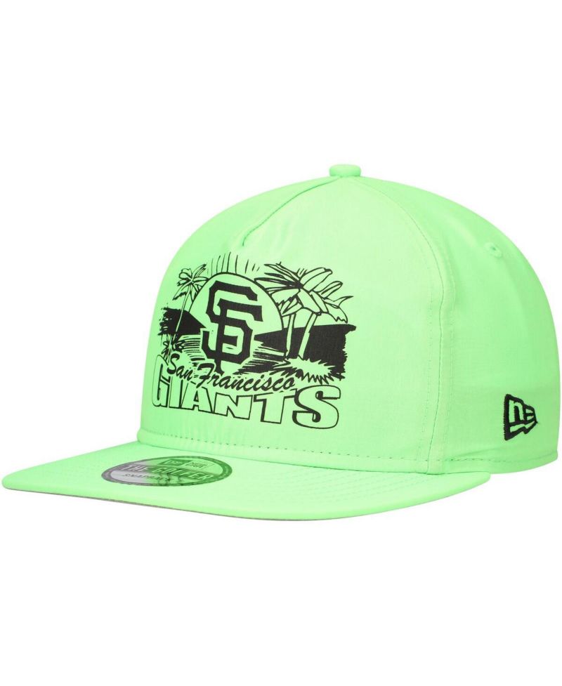 Men's Green San Francisco Giants Neon Golfer Snapback Hat