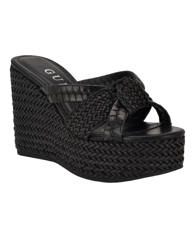 Women's Eveh Knotted Jute Wrapped Platform Wedge Sandals