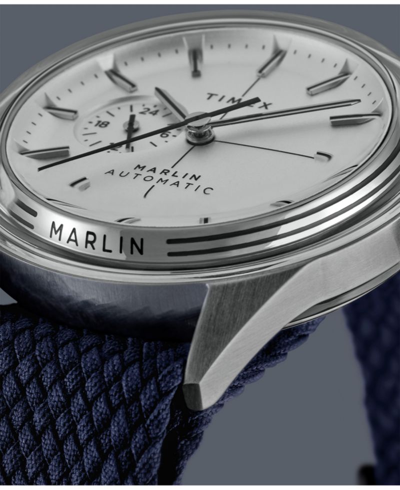 Men's Automatic Blue Fabric Watch, 38mm