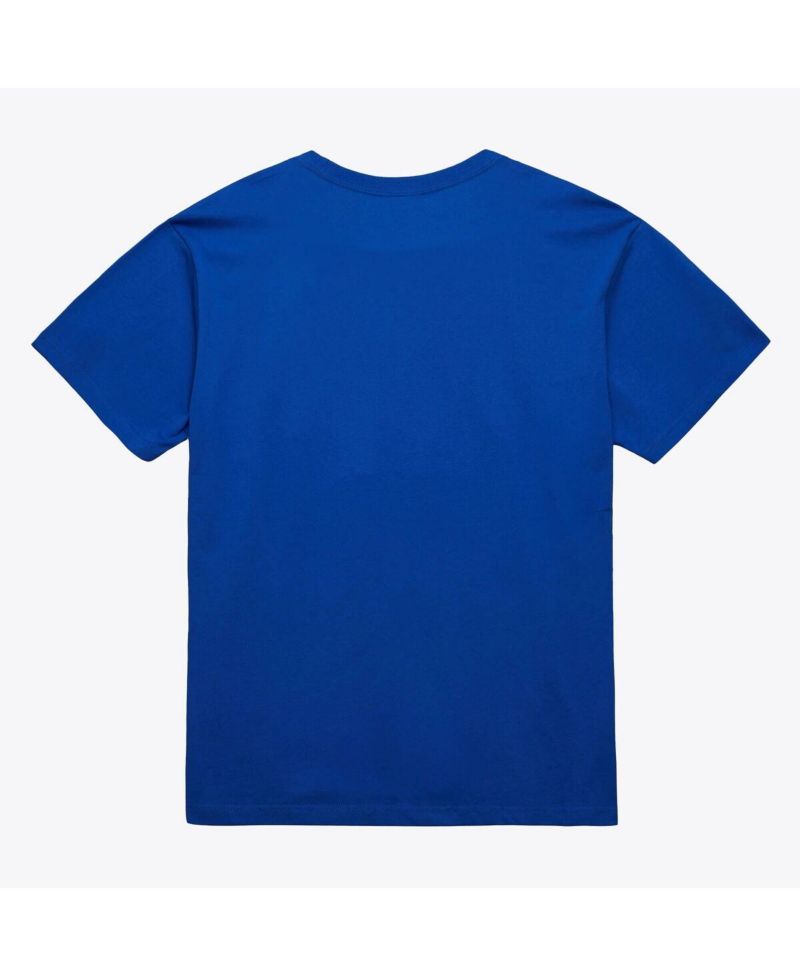 Men's and Women's Royal Philadelphia 76ers Hardwood Classics Arch T-Shirt