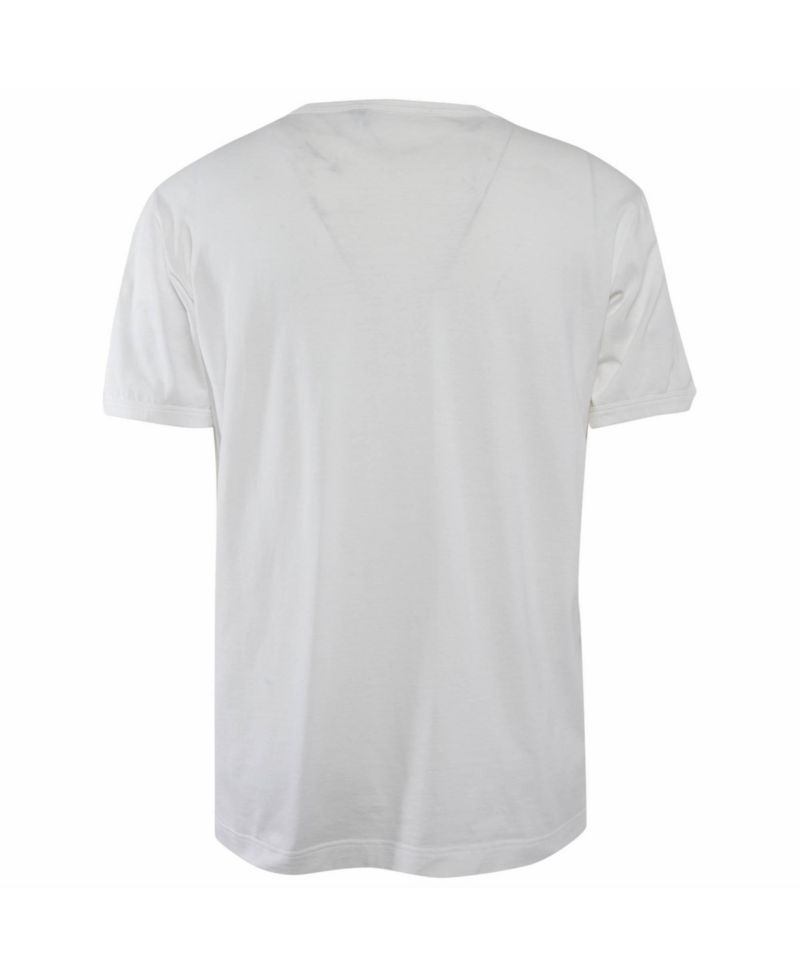 Women's Logo Plaque V-Neck Jersey T-Shirt