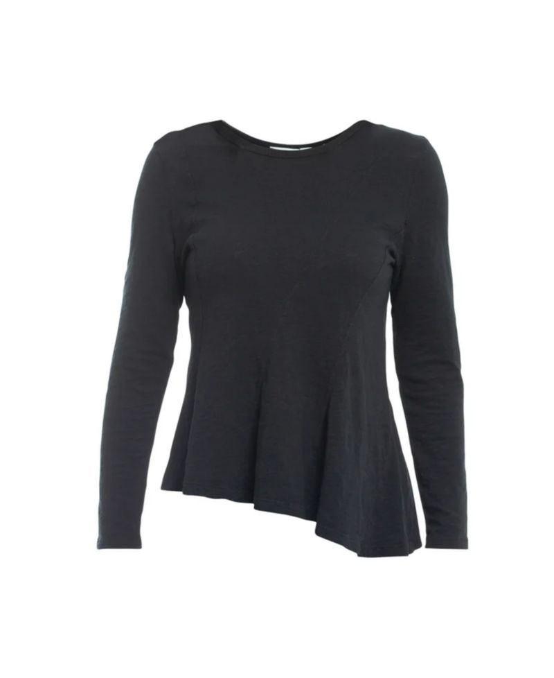 Women's Clothing Round Neck Long Sleeve Tee
