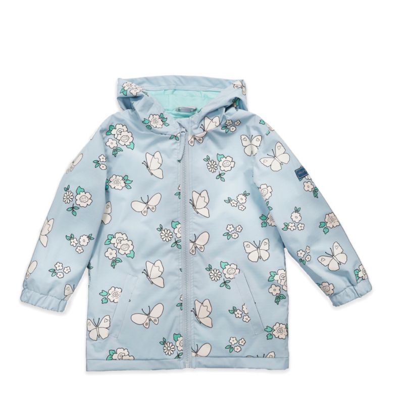 Girls Color Changing Hooded Raincoat