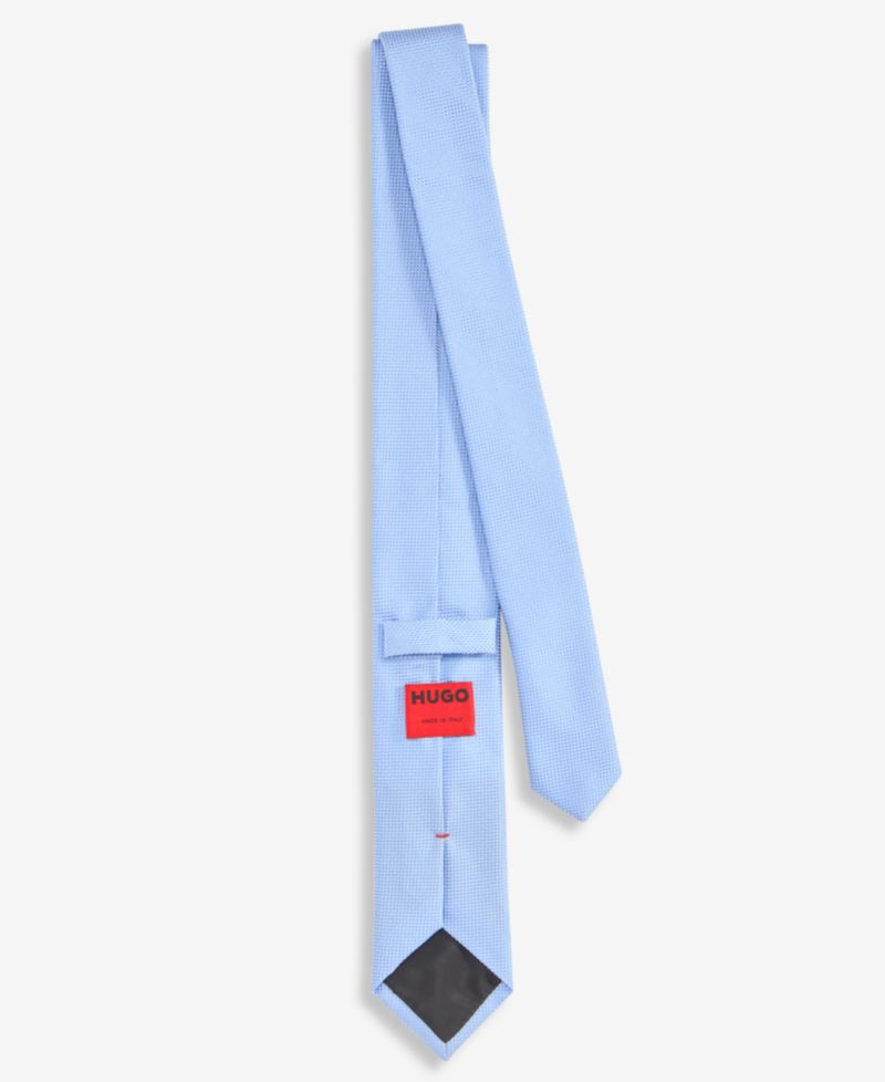 HUGO by Men's Neat Skinny Silk Blend Tie