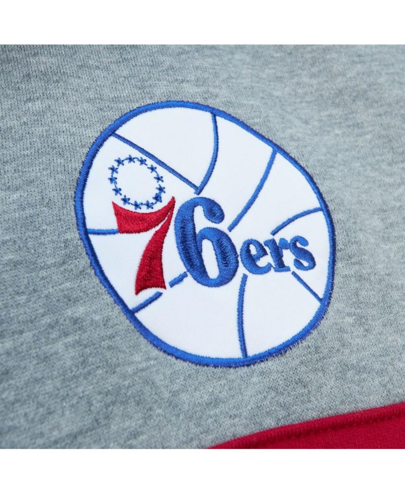 Men's Royal Philadelphia 76ers Fleece Head Coach Hoodie