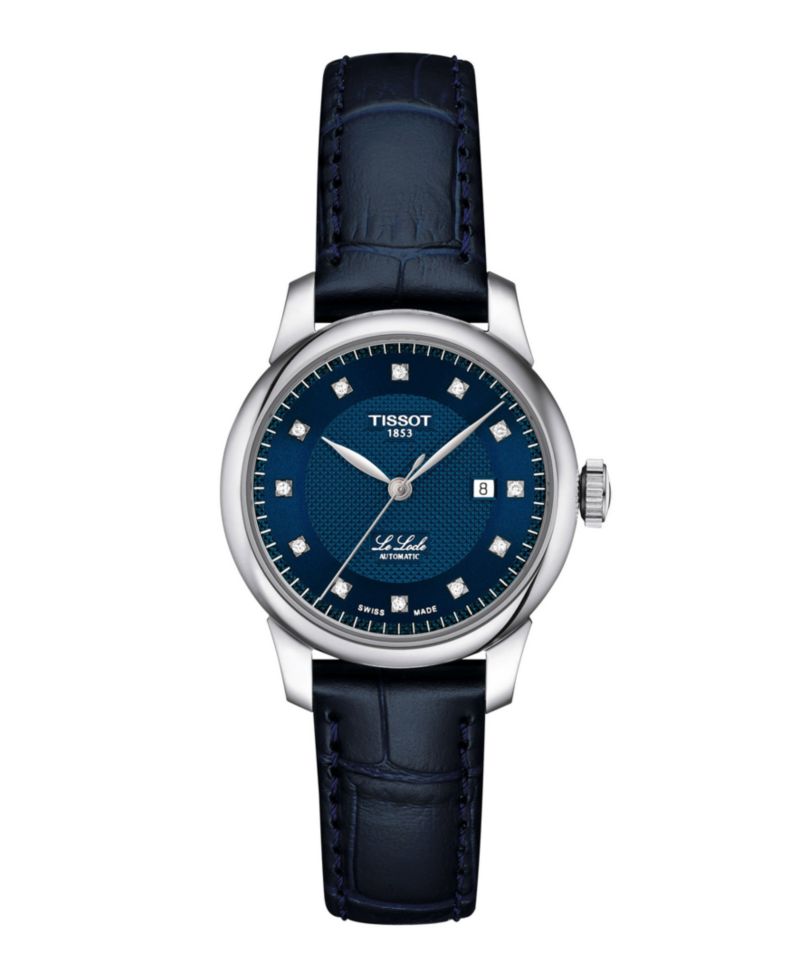 Women's Blue Leather Bracelet Watch, 29mm
