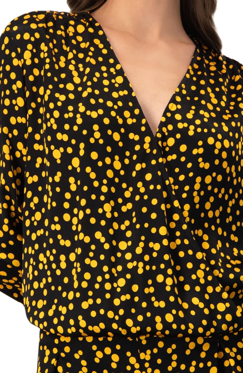 Women's Polka Dot Straight Blouse