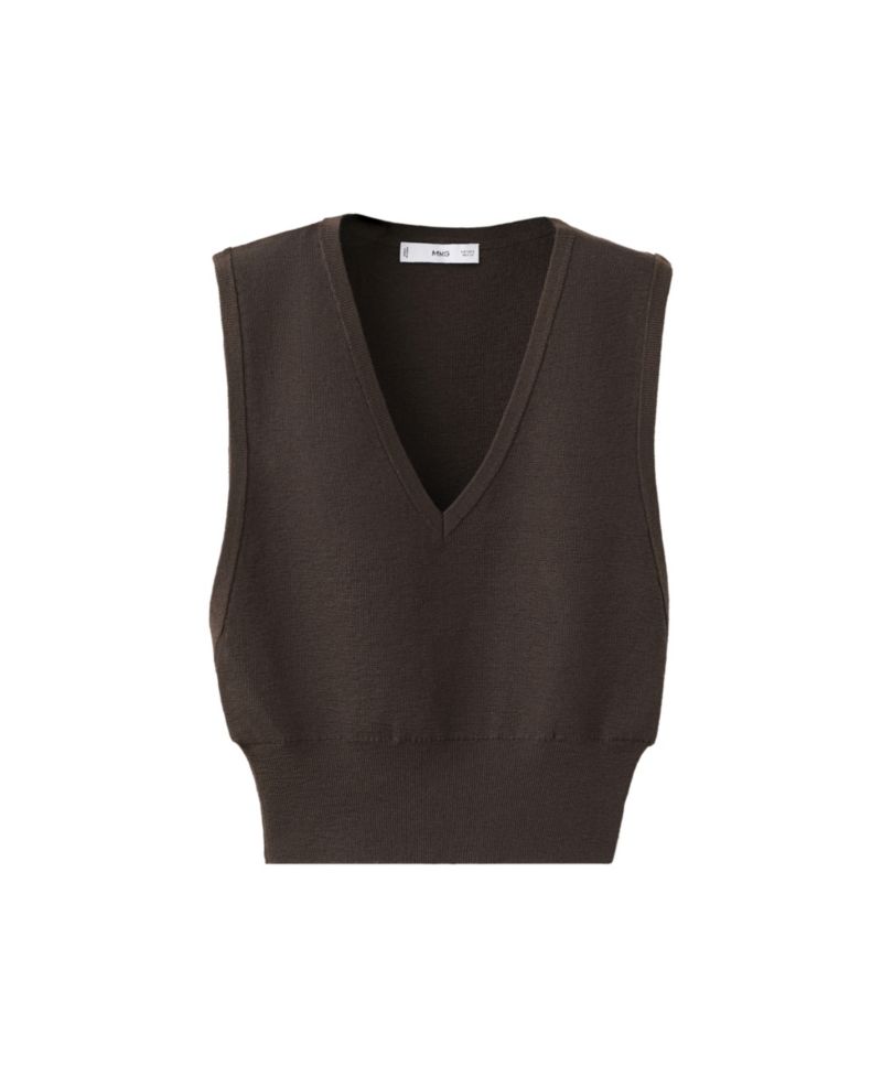 Women's Sleeveless V-Neck Knitted Vest