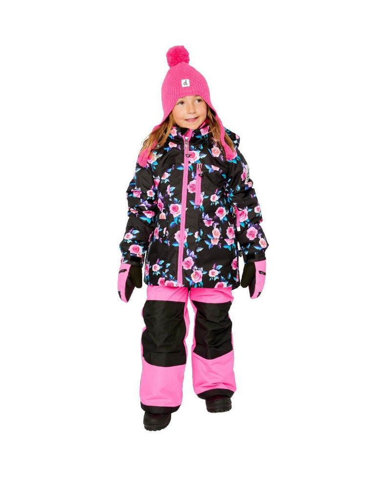 Little and Big Girl's (6-14) Two Piece Play Snowsuit