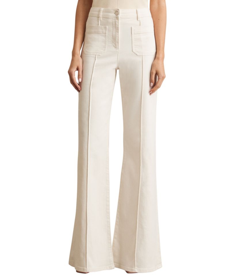 Petite Sakura High-Waisted Flared Jeans