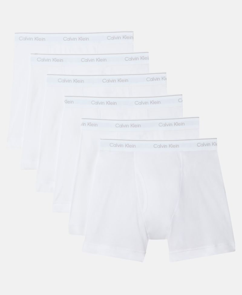 Men's 5+1 Bonus Pack Classic Cotton Boxer Briefs Underwear