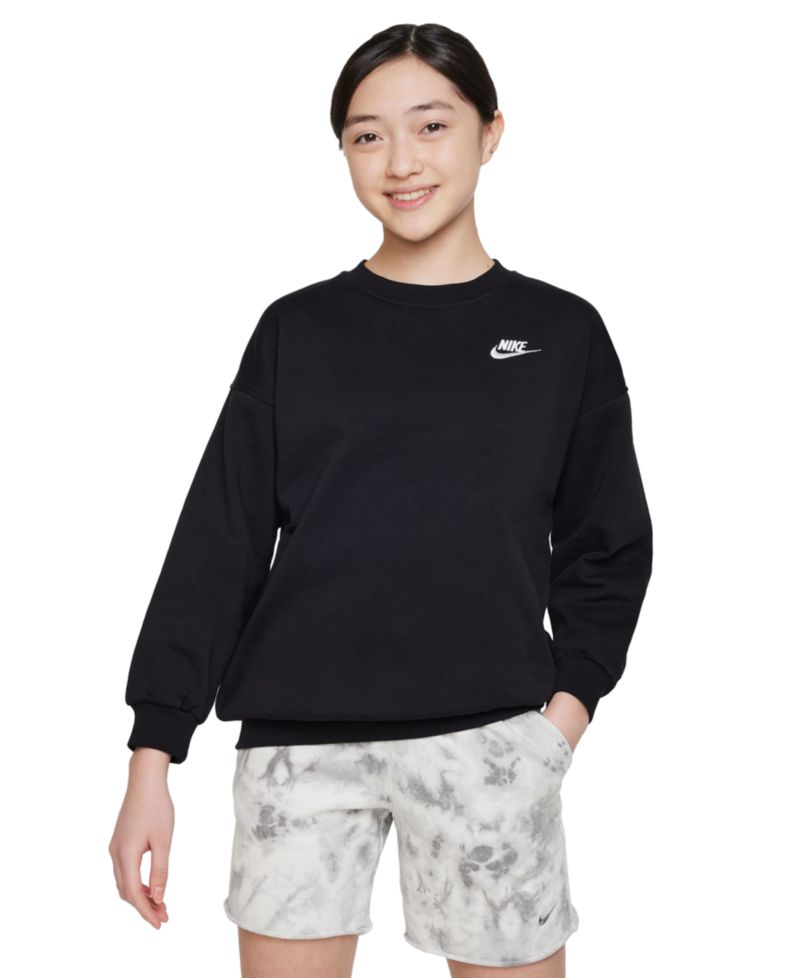 Флисовая толстовка оверсайз-кроя Sportswear Club для девочек 7-16 лет