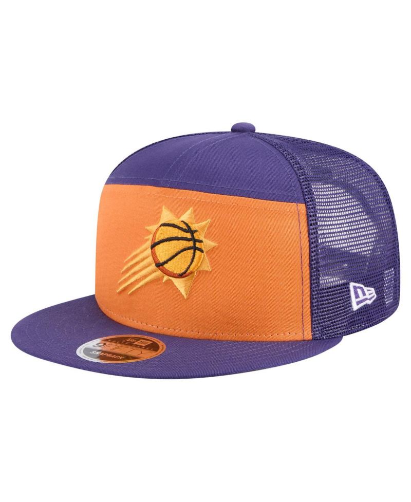 Men's Orange/Purple Phoenix Suns Outdoor Split Panel 9FIFTY Snapback Hat