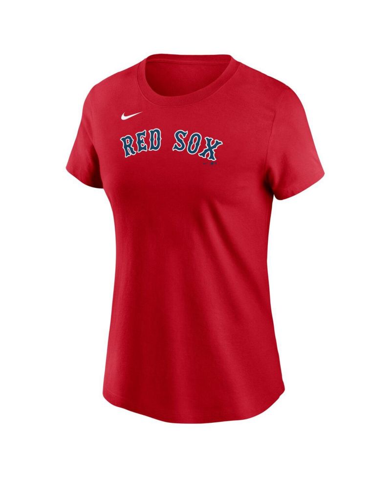 Women's Kristian Campbell Red Boston Red Sox Fuse Name & Number T-Shirt