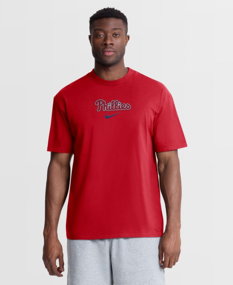 Men's Red Philadelphia Phillies City Name Max90 T-Shirt