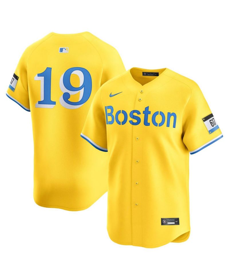Men's Roman Anthony Gold Boston Red Sox City Connect Limited Jersey