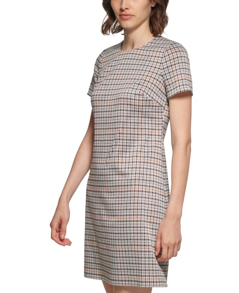 Women’s Jacquard Ponte Shift Dress