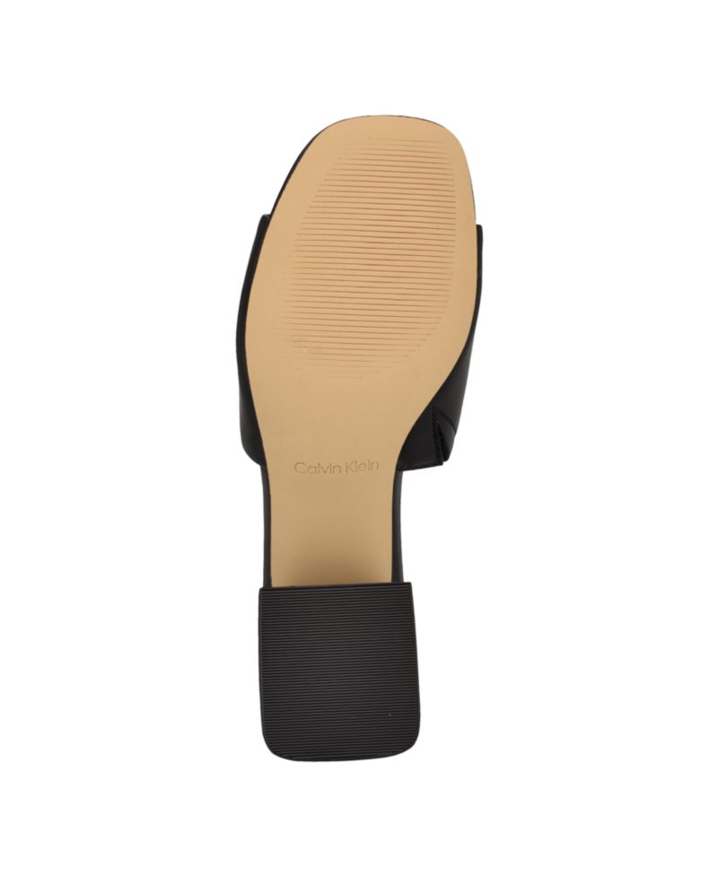 Rowena Block Heel Slip-On Dress Sandals