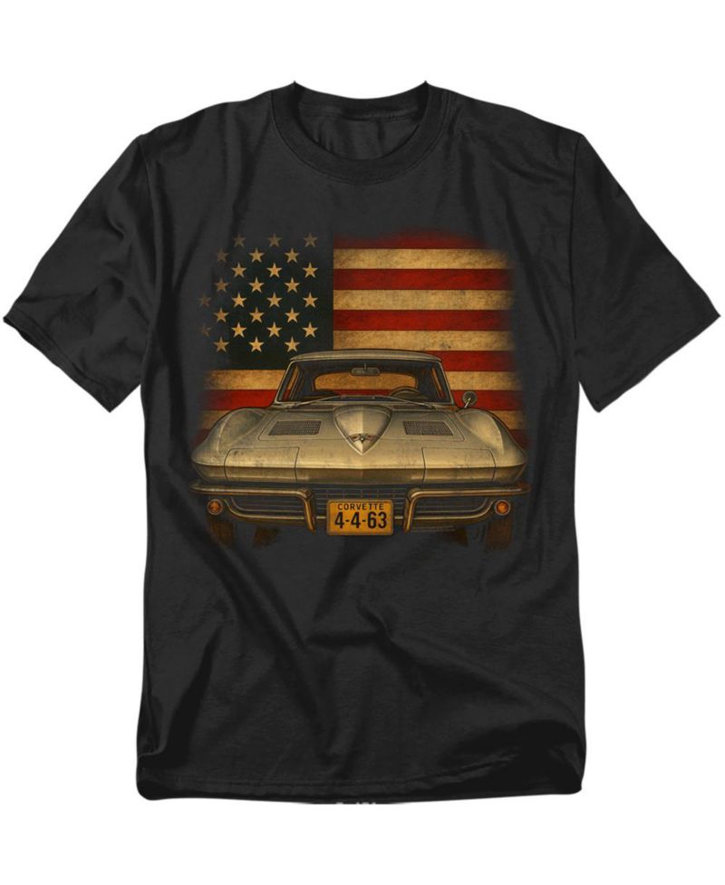 Men's Chevrolet USA Flag T-Shirt