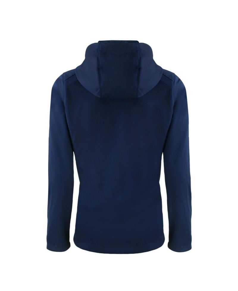 Women's Navy Milwaukee Brewers Evoke Eco Softshell Full-Zip Jacket