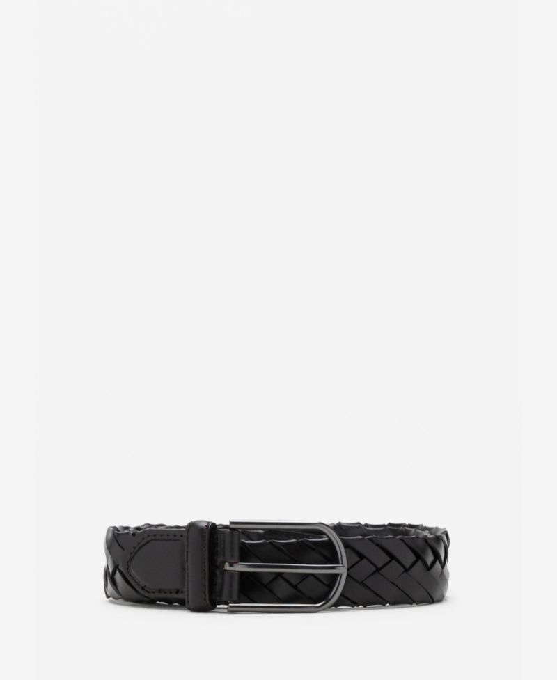 Men's Braided Leather Belt