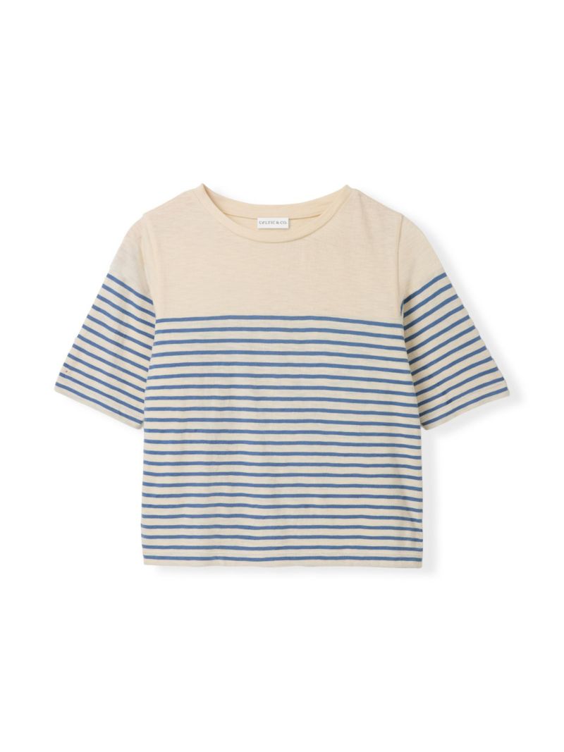 Women's Stripe Sleeve T-shirt