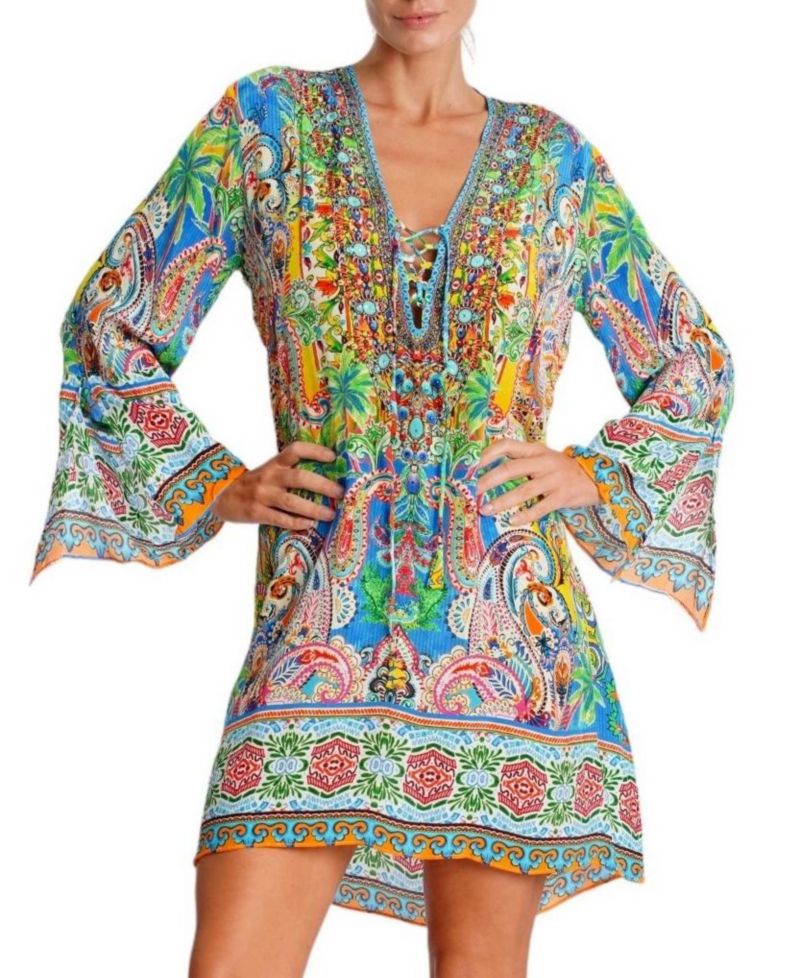 Women's Short Bell Sleeve Dress