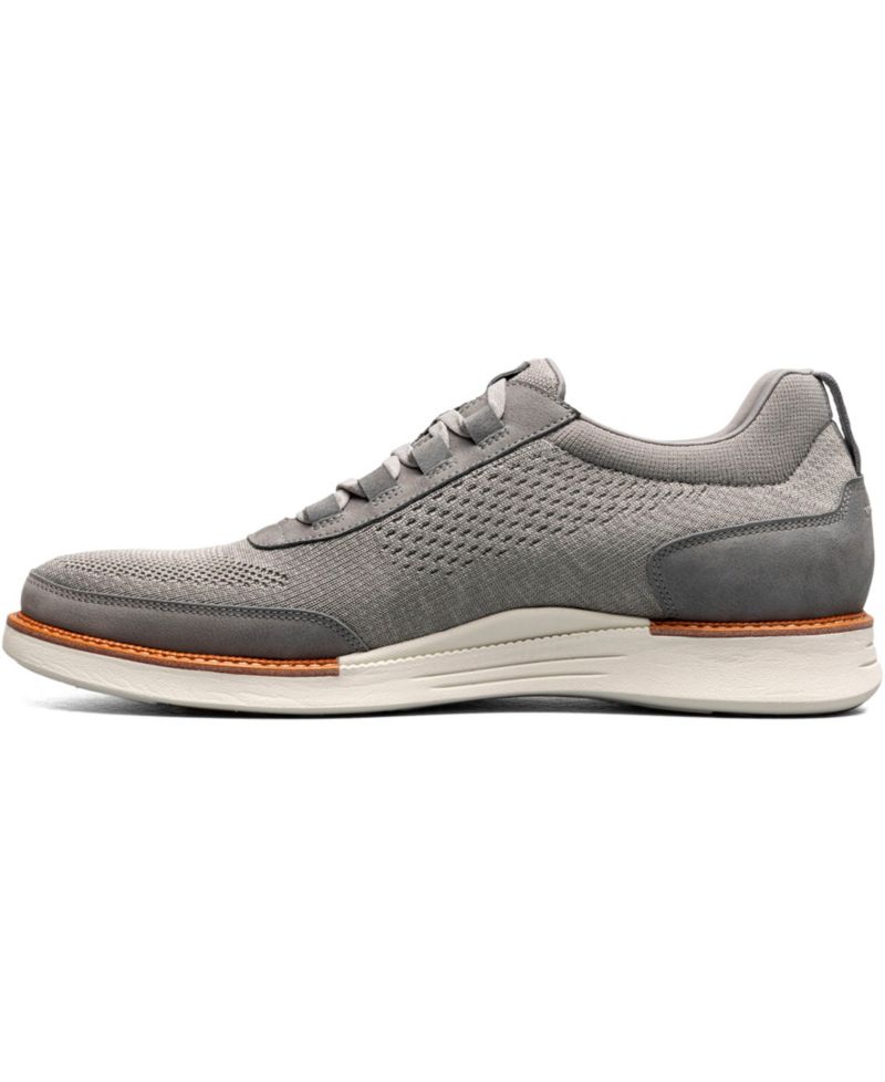 Men's Launch Knit Elastic Lace Slip On Sneaker
