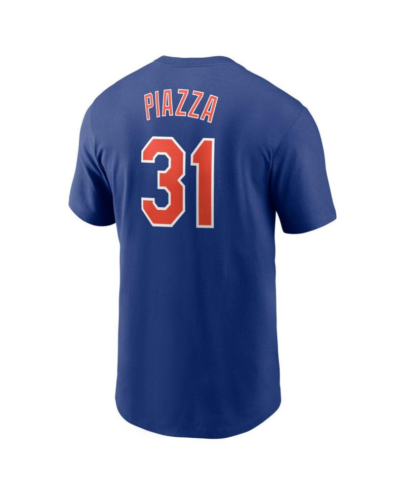 Men's Mike Piazza Royal New York Mets Fuse Name & Number T-Shirt