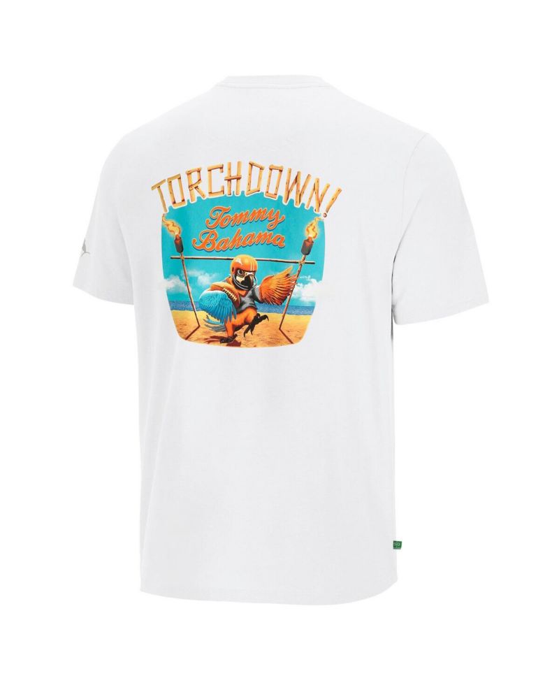 Men's White Kansas City Chiefs Sport Torch down Graphic T-Shirt