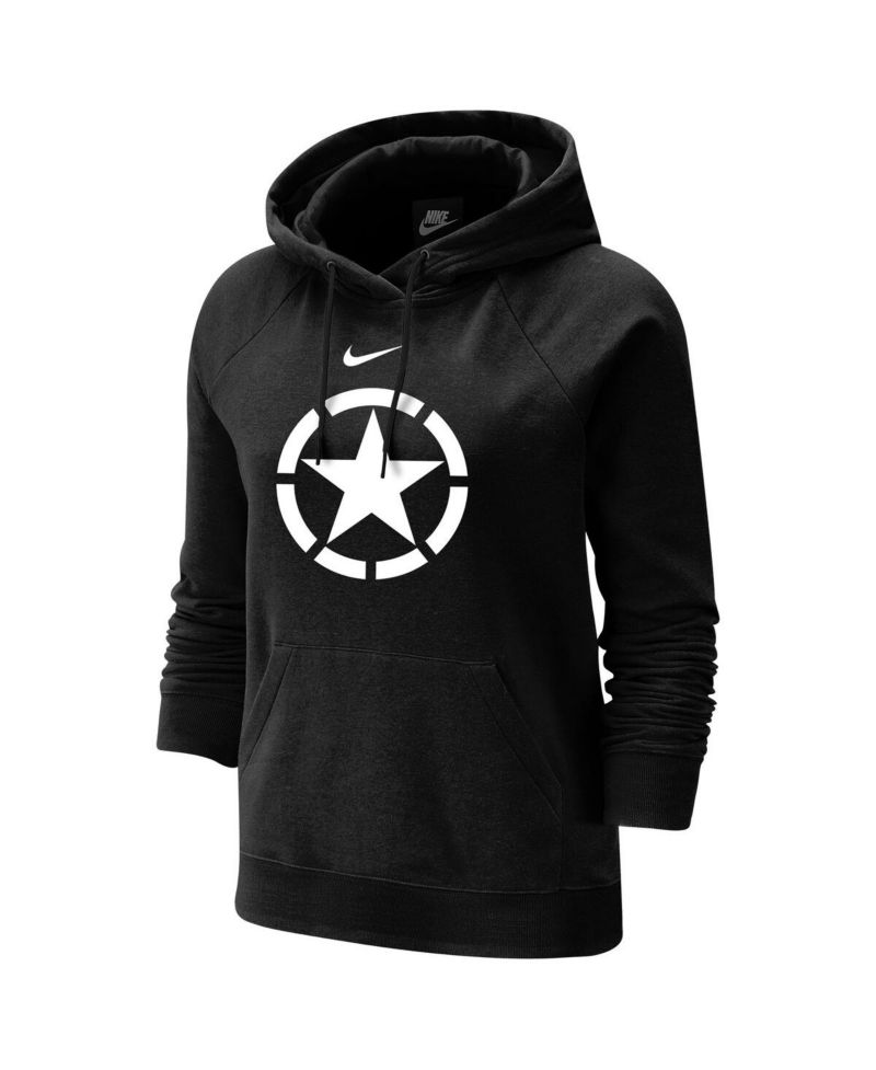 Women's Black Army Black Knights 2024 Rivalry Collection Tri-Blend Pullover Hoodie
