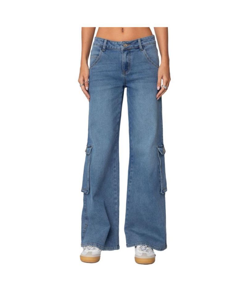 Women's Lunar Low Rise Cargo Jeans