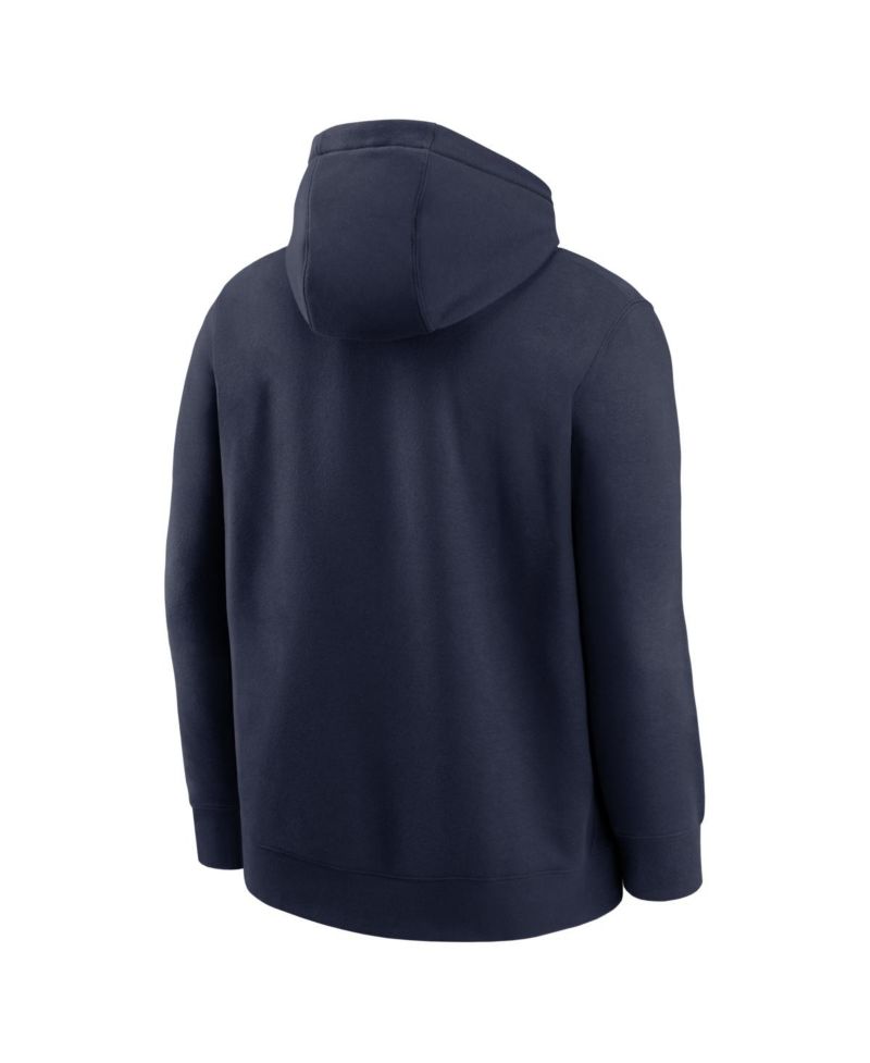 Men's Charles Barkley Navy Auburn Tigers Name & Number Club Fleece Hoodie