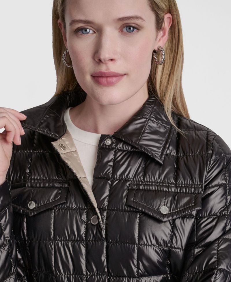 Women's Box Quilt Lightweight Jacket