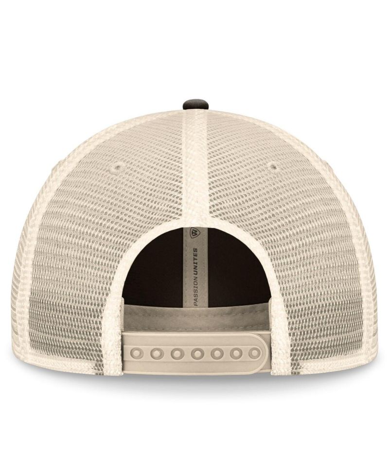 Men's Heather Gray Michigan Wolverines College Football Playoff 2023 National Champions Unstructured Trucker Adjustable Hat
